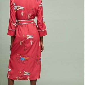 Rachel Antonoff Willard Mallard Duck Wrap Dress Size XS